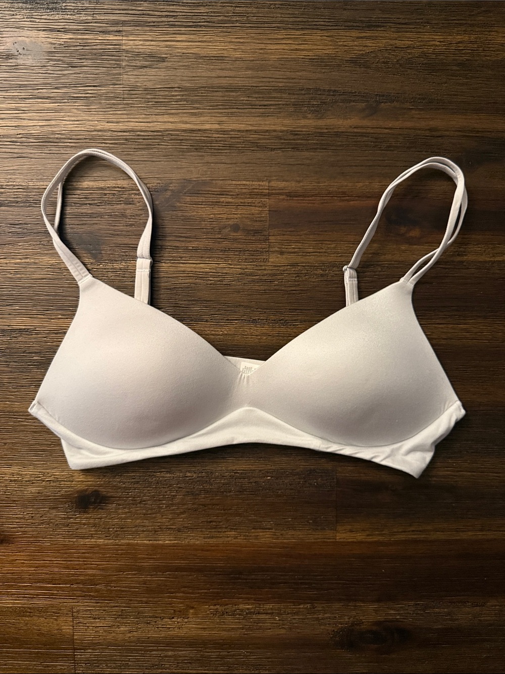 American Eagle Aerie Sunnie Wireless Push Up Bra Glacier Gray 36B